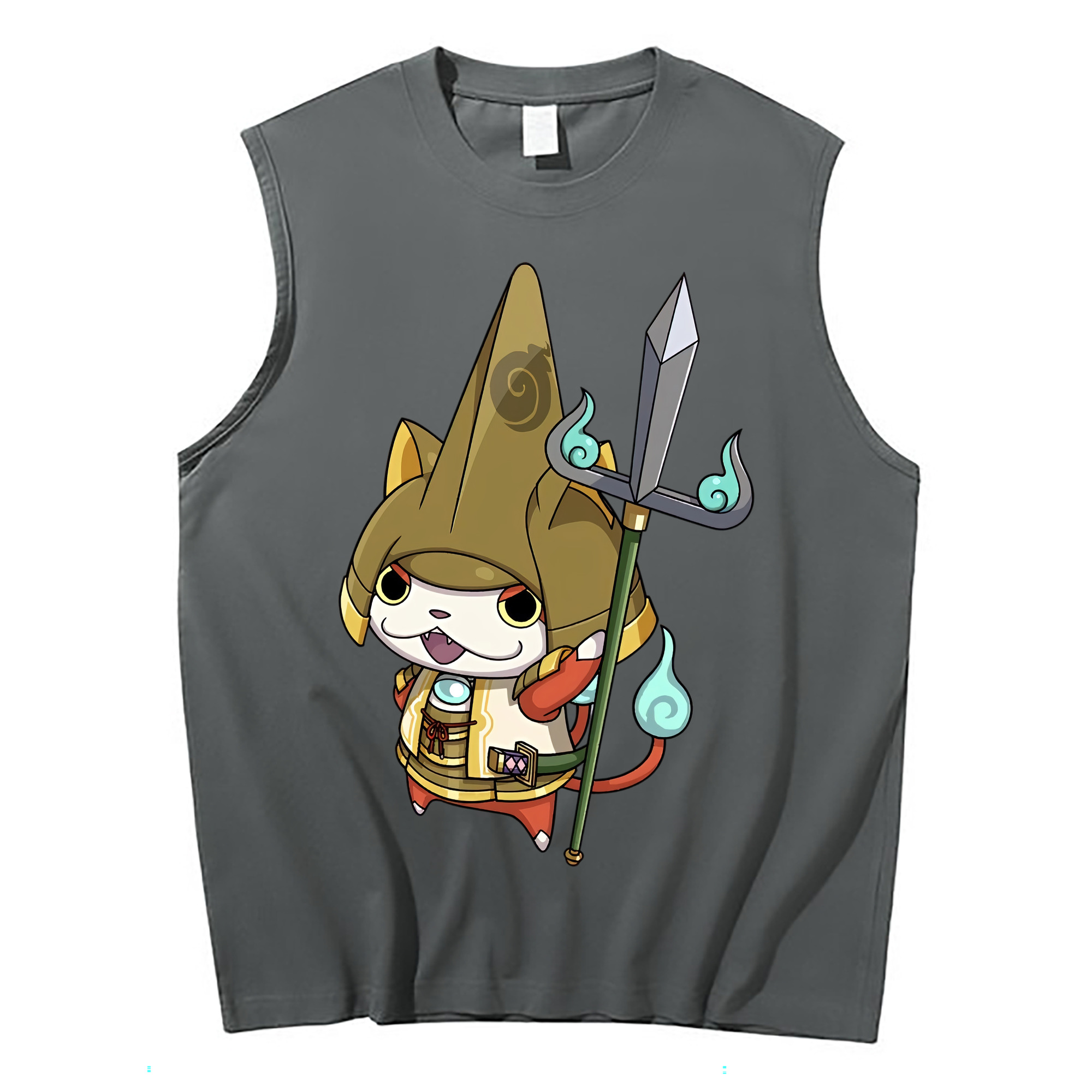 （画像用） 妖怪ウォッチ Yo-kai Watch コットン100％タンクトップ（フロントプリント）